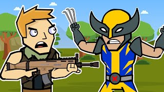 Wolverine & Weeping Woods | The Squad (Fortnite Animation)
