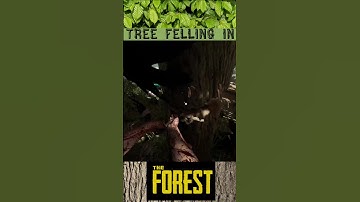 The Forest: Tree felling review, can it beat Rust??? #Shorts