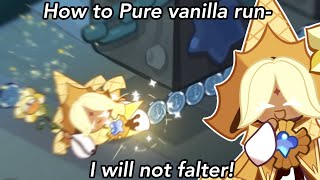 How to Pure Vanilla RUN- || Cookie run kingdom