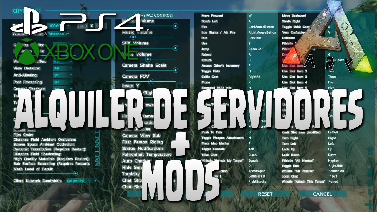 ARK PS4/Xbox One ALQUILER DE SERVIDORES + MODS ARK Survival Evolved -  YouTube