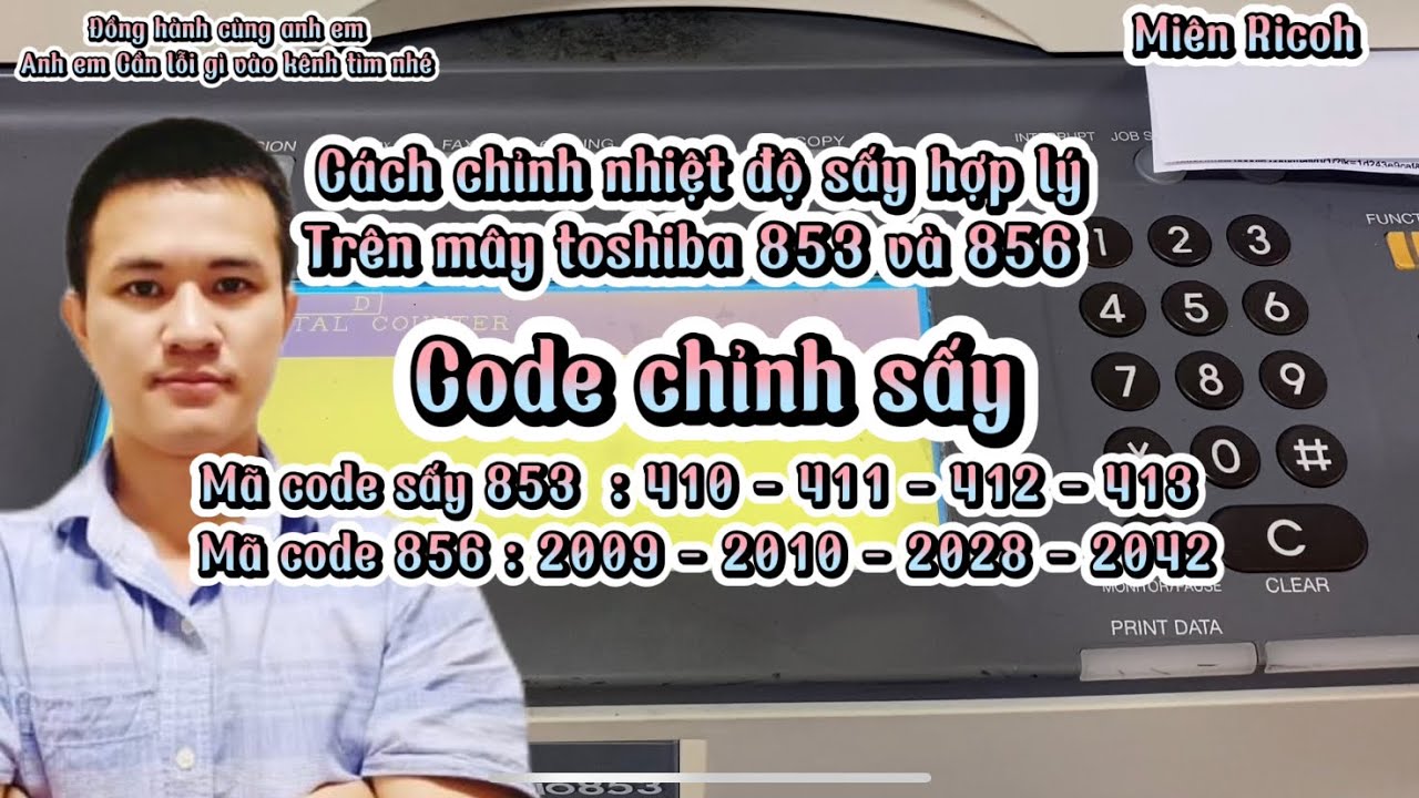 Tương lai của in ấn là đây với Toshiba Code - một công nghệ mới chuyên biệt hỗ trợ chỉnh sấy và nhiệt độ sấy cho bản in hoàn hảo. Giờ đây, bạn hoàn toàn có thể tạo ra các bản in tuyệt vời và chất lượng cao hơn bao giờ hết.