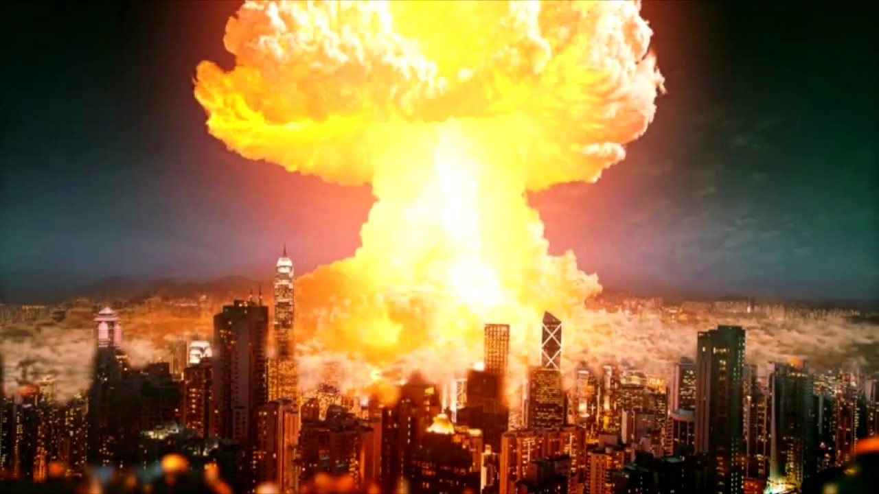 Nuclear city. Атомный взрыв в Нью Йорке. Ядерный взрыв в городе. Взрыв бомбы в городе. Ядерный гриб в городе.