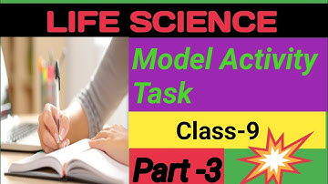 class 9 model activity task life science#model activity task life science/part 3