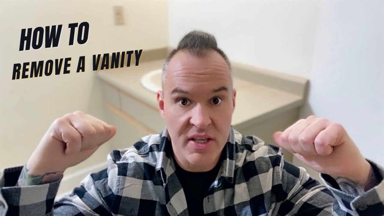 How To Remove a Vanity & Sink with Uncle Q YouTube