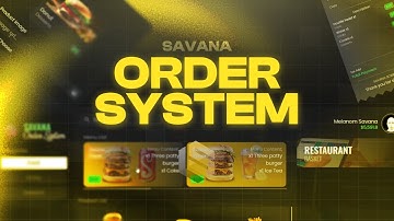 [QB/ESX/QBOX] FiveM | The Best Order System Script | savana-ordersystem