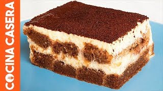 Tiramisú casero, fácil y rápido