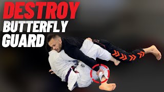 3 Ways to Pass Butterfly Guard! (Must Do)!