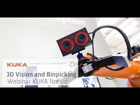Viziune 3D și binpicking ENG Webinar de KUKA Nordic