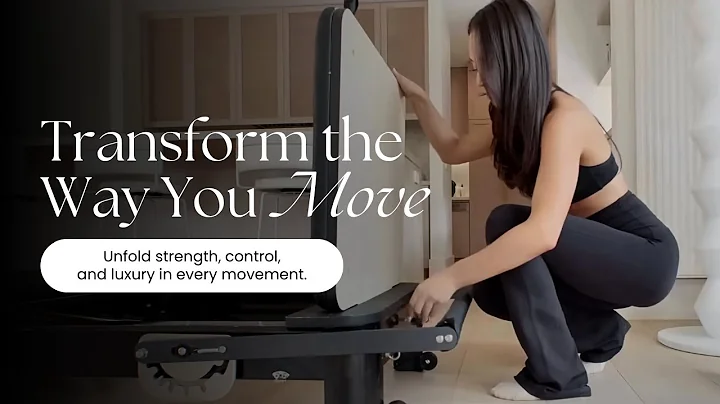 Reformer Pilates Machines | Onyx Fold Reformer for Luxury Home Fitness