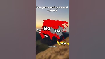 Has your country banned roblox? #freeschlep #roblox #mapping #geography