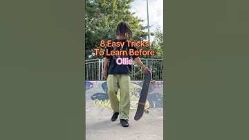 Easy Tricks To Learn Before Ollie! #skateboarding
