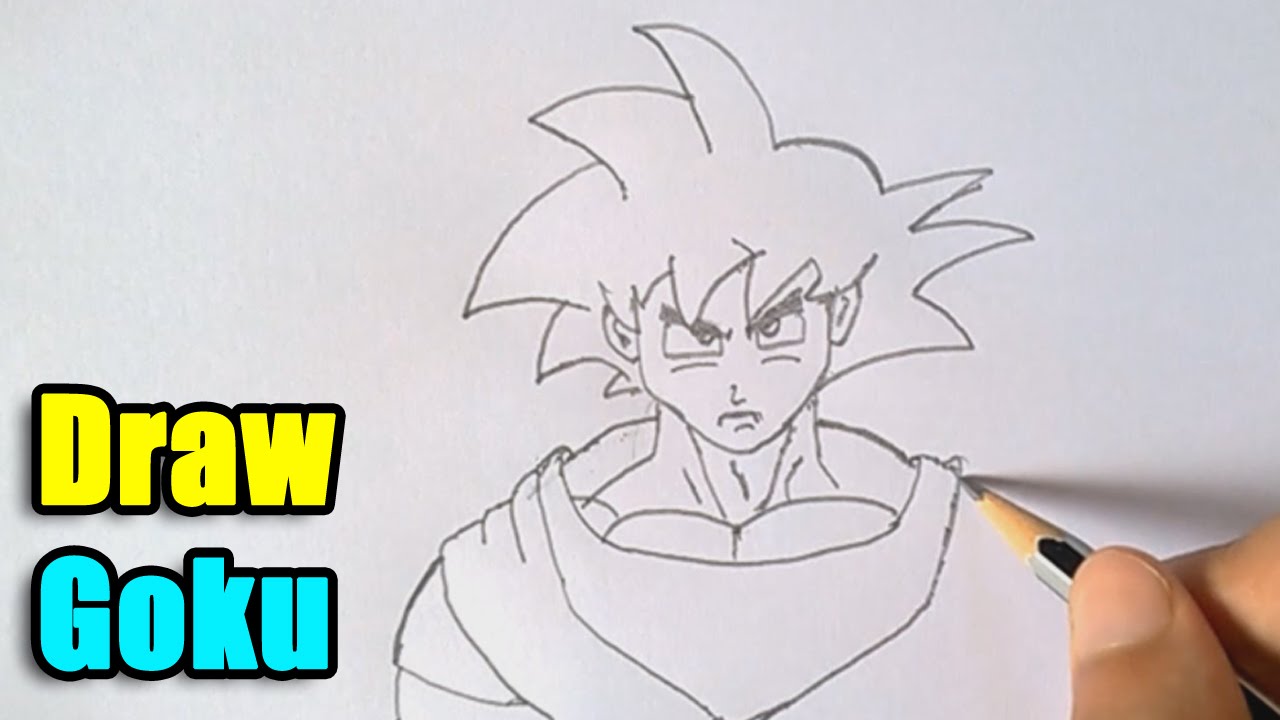 How to Draw Goku from Dragon Ball - Step by Step Video - video