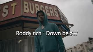 Roddy rich - Down below lyrics(한글자막/해석)