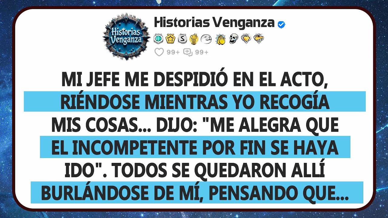 Mi Jefe Me Despidió En El Acto, Me Humilló Delante De Todos Y Me Llamó Incompetente…