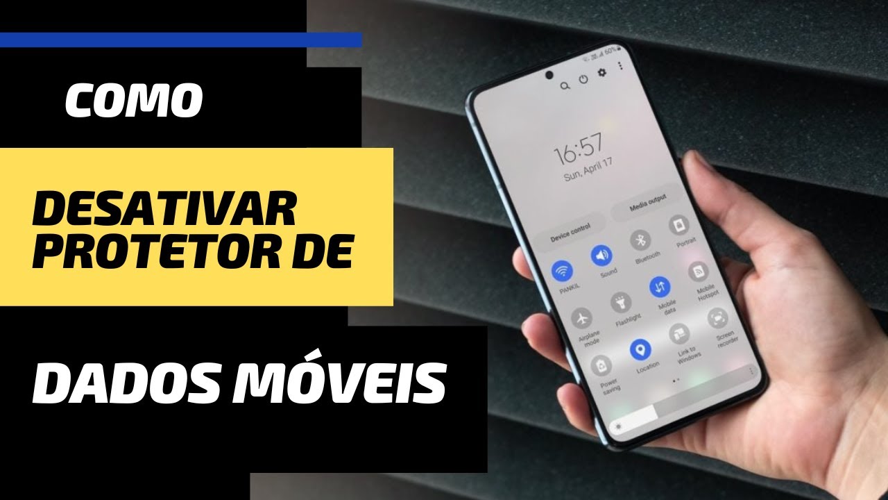 Como desativar o protetor de dados móveis do Celular Samsung - YouTube