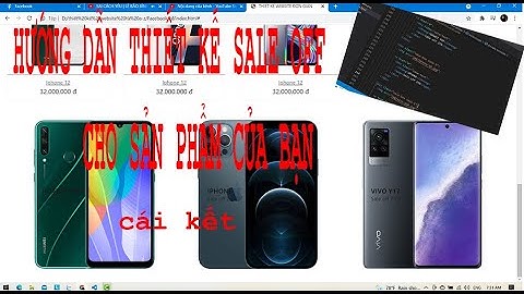 Tạo ra một trang website báng hàng bằng HTML và CSS