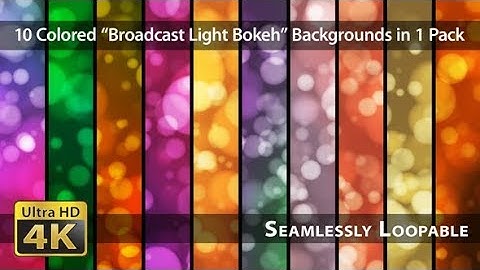 Broadcast Light Bokeh - Pack 09 | Motion Graphics - Videohive template