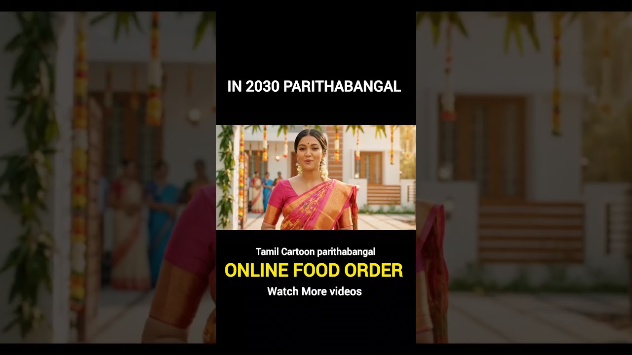 Veo 3 2030ல Online food delivery 😂#veo3 #funny #ai #tamilvlog @Tamilcartoonparithabangal