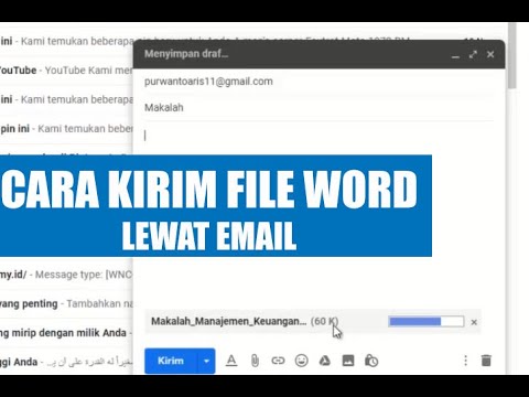 Video: Cara Mengirim Email Dokumen Word