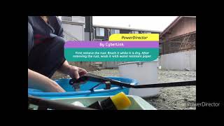 i remove the rust on my car wiper DIY