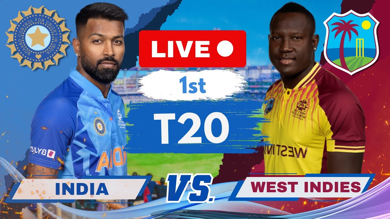 IND vs WI 1st T20 Live Scores and Commentary India vs West Indies 1st T20 Live Scores 2nd innings