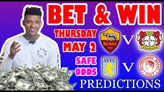 Europa league and Europa Conference league Football Prediction 02-05-2024 |  Betting tips Today | screenshot 1