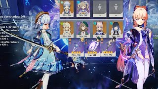 C0 Ayaka-Barbara duo only (4 stars weapon) and Lisami hyperbloom: 4.1 Abyss 12. 神里綾華【原神】
