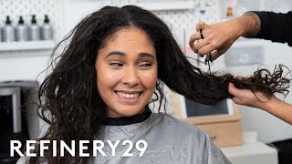 I Chopped Off 10 Inches Of My Natural Curls | Hair Me Out | Refinery29