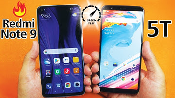 Redmi Note 9 vs OnePlus 5T Speed Test! *WOW*😱
