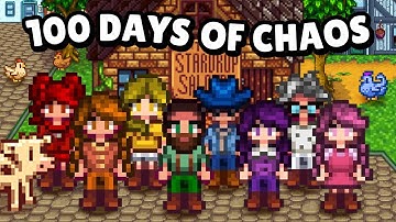 I played 100 days of 8-player Stardew Valley