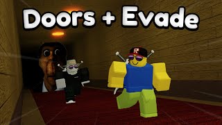 Doors + Evade in Obby Creator! (Roblox Obby Creator)