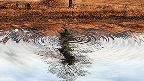 Photoshop Tutorial: How to Add a RIPPLING, WATER REFLECTION to a Photo from Scratch