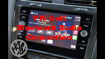 VW Golf 2017-2020 Bluetooth Phone Connection Radio setup - How to Pair Mobile to Screen on MK7.5