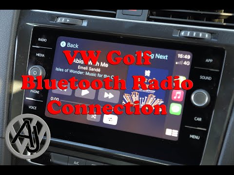 VW Golf 2017-2020 Bluetooth Phone Connection Radio setup - How to Pair Mobile to Screen on MK7.5