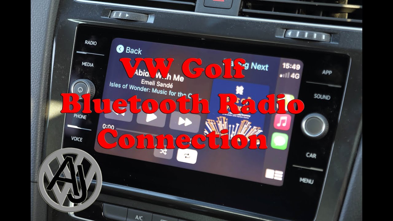 Vw Golf Bluetooth Lässt Sich Nicht Einschalten VW Golf 2017-2020 Bluetooth Phone Connection Radio setup - How to Pair