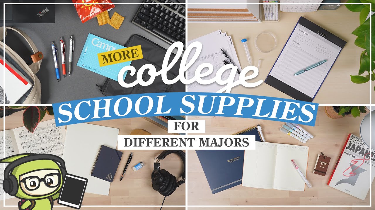 School Supplies for College Majors - Computer Science, Healthcare
