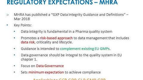 Webinar: Regulatory Perspectives on Data Integrity | NSF International