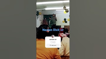 A beautiful song by Naveen Dixit sir #physics  #naveensir #athinkofphysics