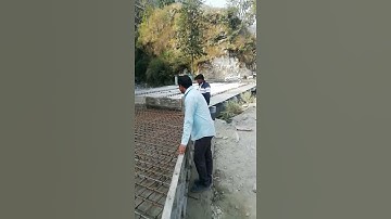 Bridge Approach Slab Reinforcement and Shuttering Finished Concrete to be Done