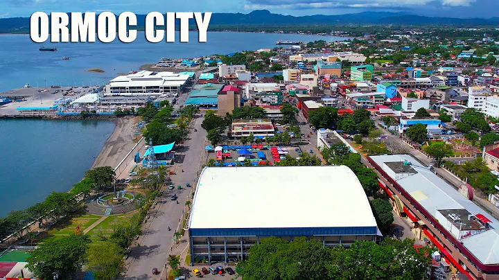 Flying Over the Business District of Ormoc City | Leyte 4k