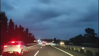 mentahan video jalan tol