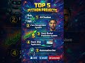 Top 5 Python Projects 🔥 Must Try in 2026. #python#projects #shorts # tech