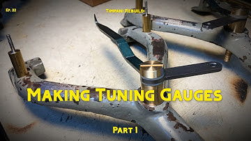 Timpani Rebuild: Making Tuning Gauges, pt 1, Ep. 22 - DK Percussion