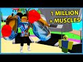 I Crushed A LEVEL 1 NOOB With 1,000,000 MUSCLES In Roblox Smashing Simulator