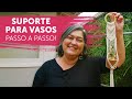 Suporte Para Vasos (Festonê) | Tutorial Passo a Passo