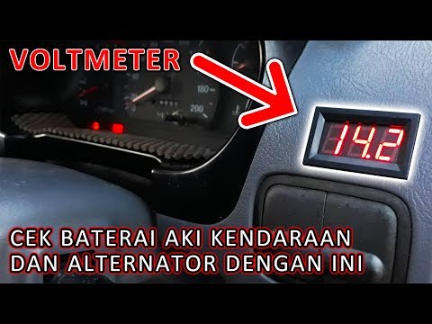 Cara Cek Kondisi Aki Mobil Menggunakan Multimeter. 