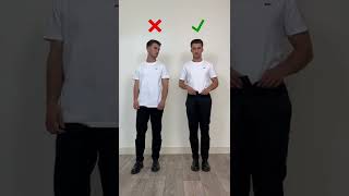 BEST T-SHIRT TUCK IN HACK 👕Follow for daily #fashionhacks #hacks #lifehacks