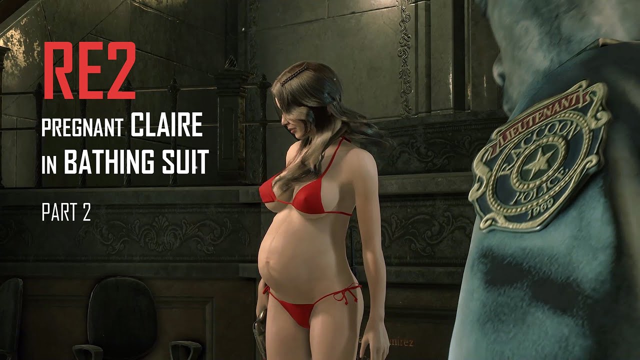 Re2 Pregnant Claire