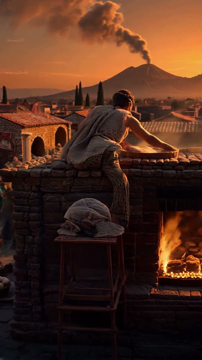Pompeii in Miniature: Life Before the Eruption 🌋 #cinematicshort #miniaturescene
