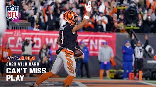 Joe Burrow finds Ja'Marr Chase for the first Touchdown | Super Wild Card Weekend